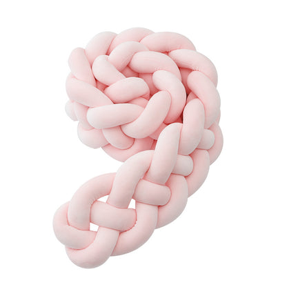 tresse de lit 4 brins rose fille