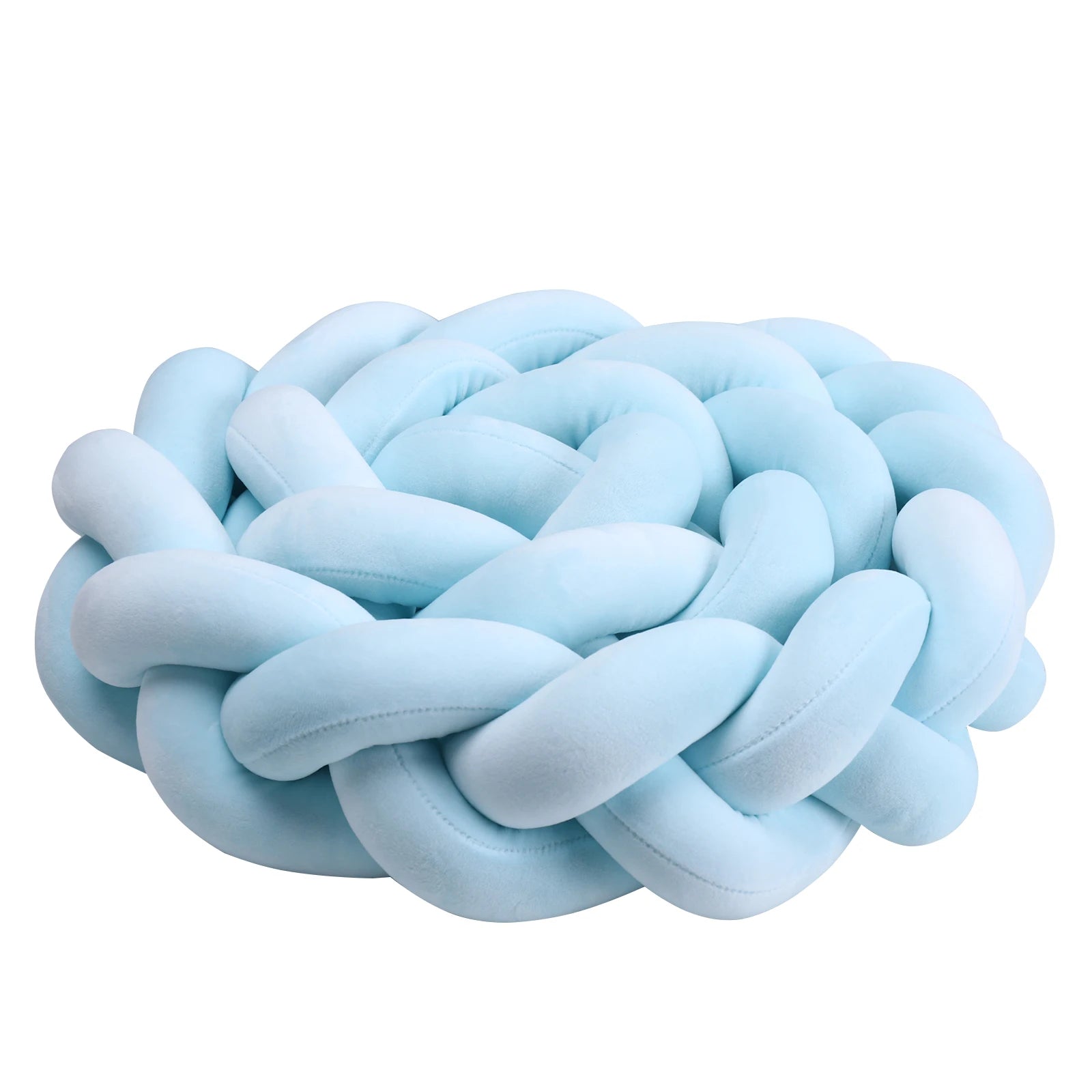 tresse de lit 4m bleu pastel