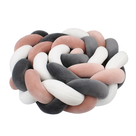 tresse de lit bebe rose blanc noir pas chere