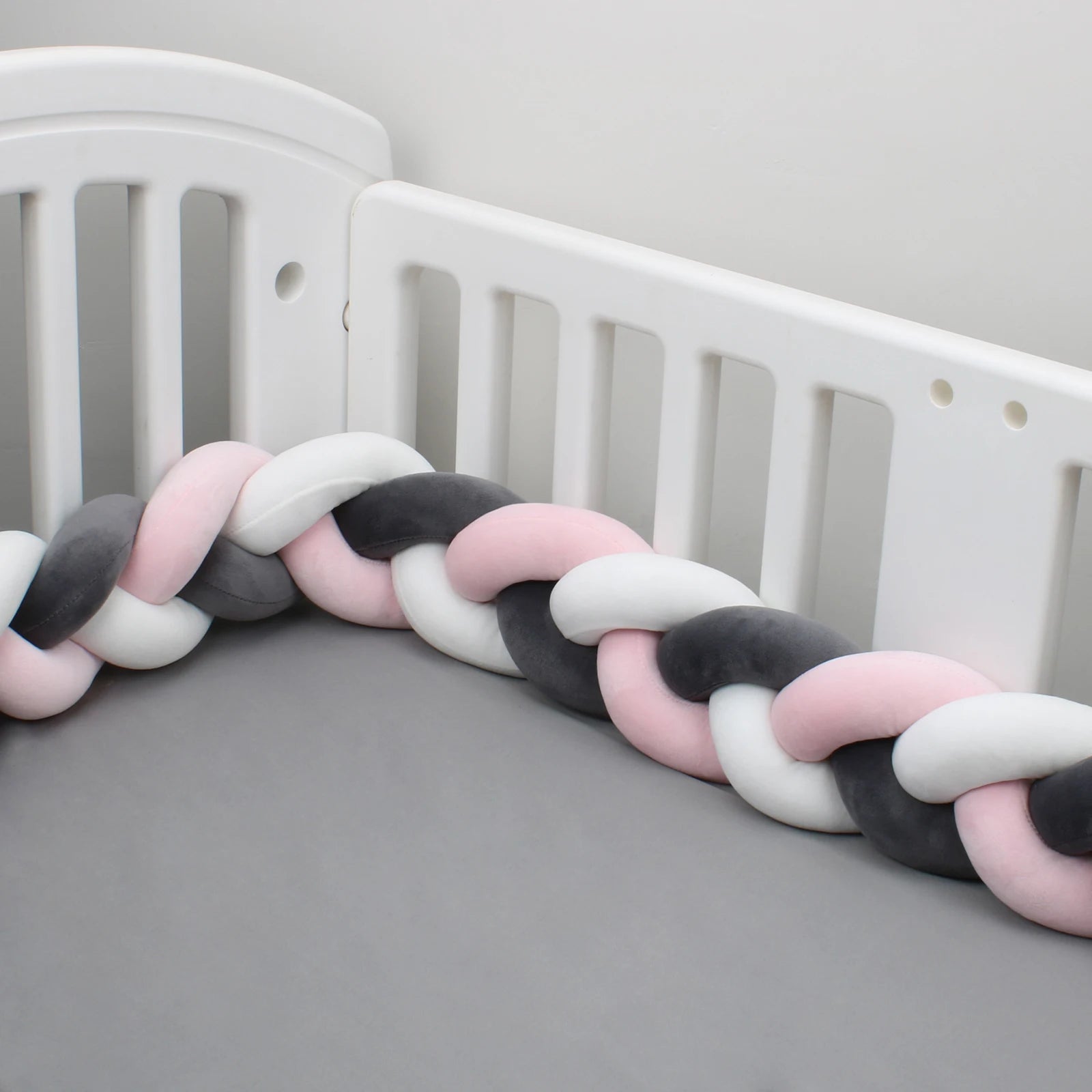 tresse de lit rose blanc noir peau sensible