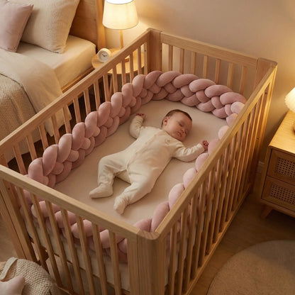 tresse de lit terracotta douce enfant endormi