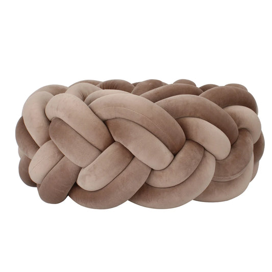 tresse pour lit bebe marron