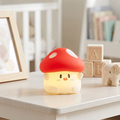 Veilleuse bébé champignon