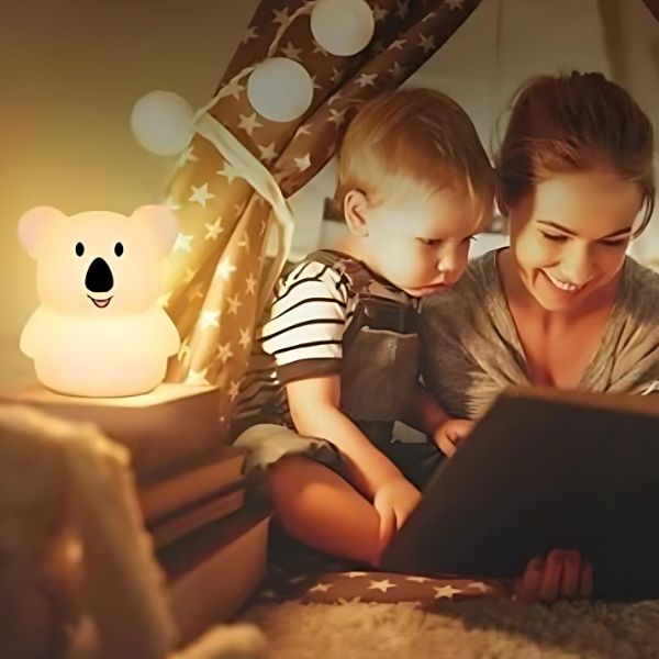 veilleuse bébé koala programmable maman enfant lecture soir