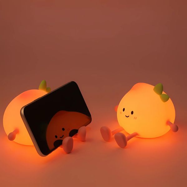 veilleuse bebe peche appui telephone