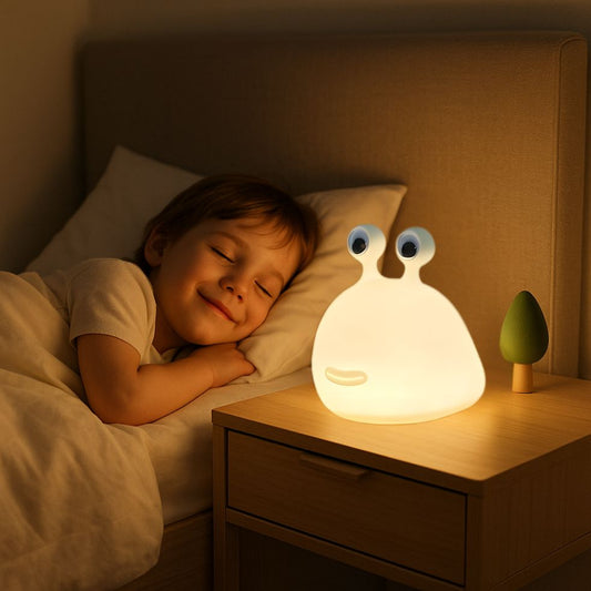 veilleuse bébé poire silicone enfant endormi lumière tamisée