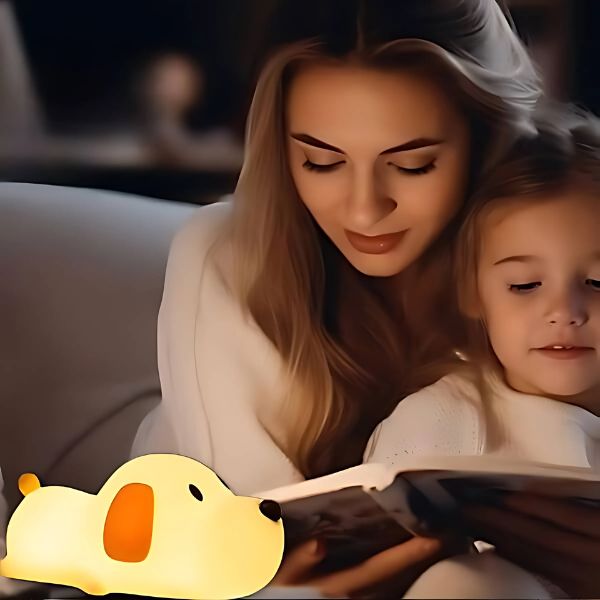 veilleuse bébé rituel lecture avant dodo maman fille