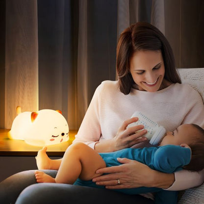 veilleuse bébé silicone économique maman allaitement nocturne