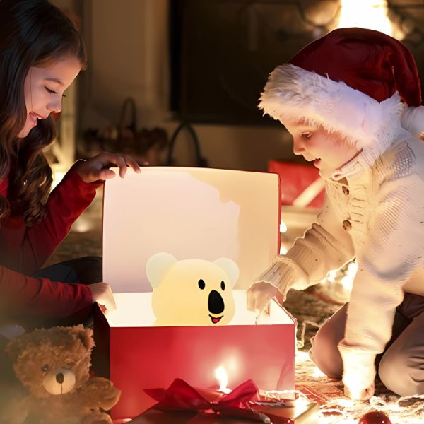 veilleuse bébé silicone koala cadeau enfant noël anniversaire