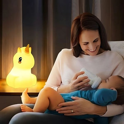 veilleuse enfant silicone chaleureuse-ajustable apaisante allaitement nocturne