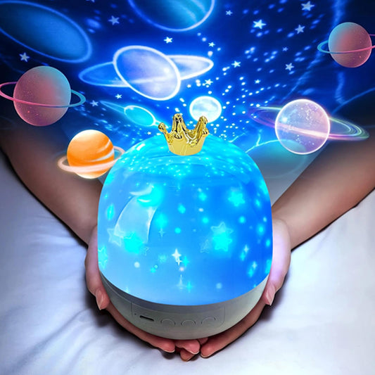 veilleuse projection illumine la main enfant